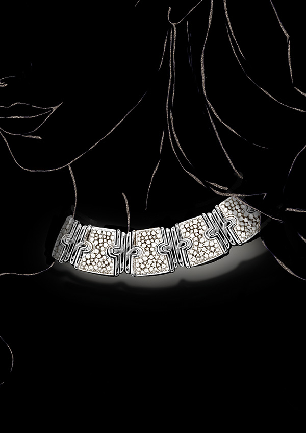 Parentesi, the interlocking components of Bulgari's modular jewels, is inspired by Rome's architecture